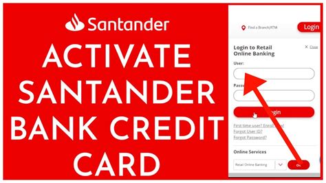 activate contactless santander credit card|santander mobile card activation.